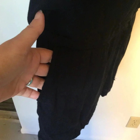 L’Space Daylight black gauze romper drawstring Size L - Picture 6 of 10